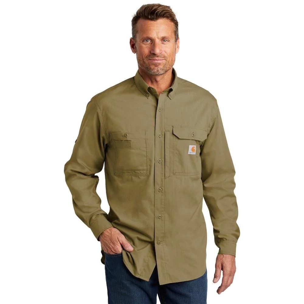 Carhartt Men’s Force Solid Long Sleeve Shirt